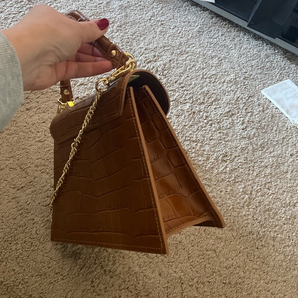 PERSAMAN NEW YORK Marta Embossed Satchel - Picture 6 of 11